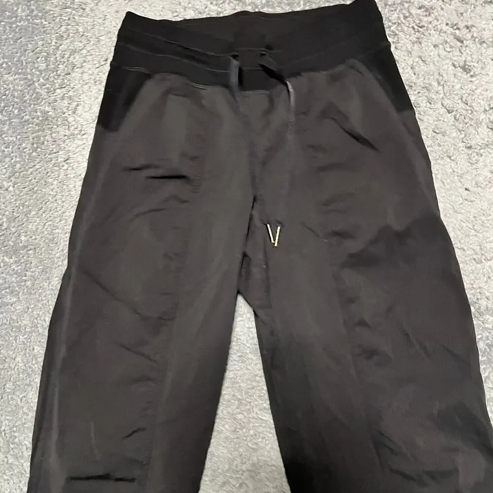 Lululemon Dance Studio Joggers Womens 4 Black High Rise Light Weight Activewear